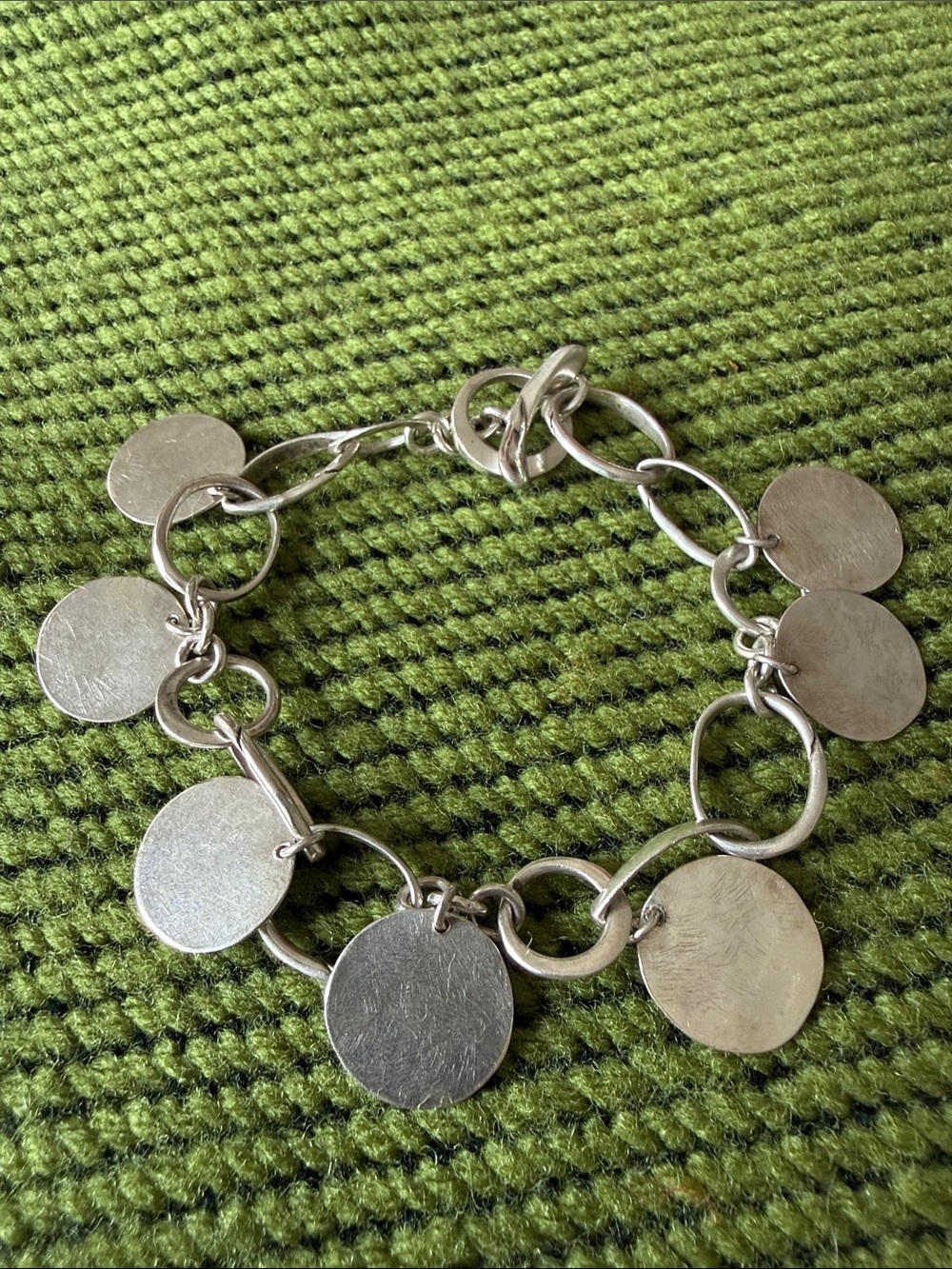 Sterling silver cha cha bracelet